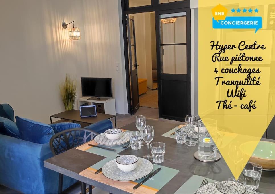 Apartamento Cocon De Charline - Charme Et Elegance Dans Le Centre Montauban Exterior foto